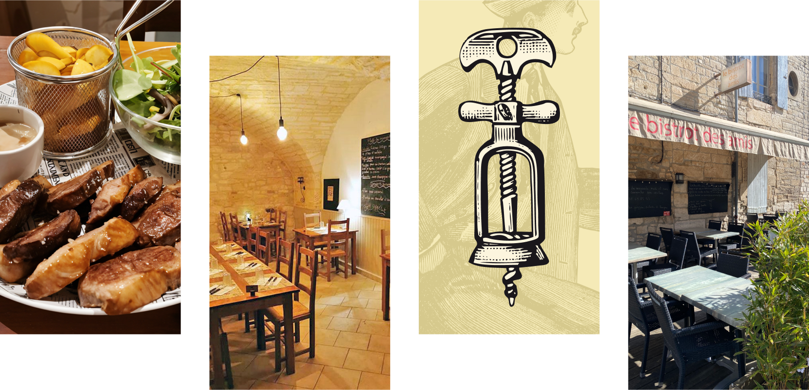 Le Bistrot Des Amis - restaurant BARJAC - Burger Barjac